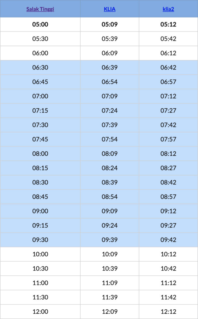 Salak Tinggi Park Ride Parking Rate Calculator Updated 1 7 2023 
